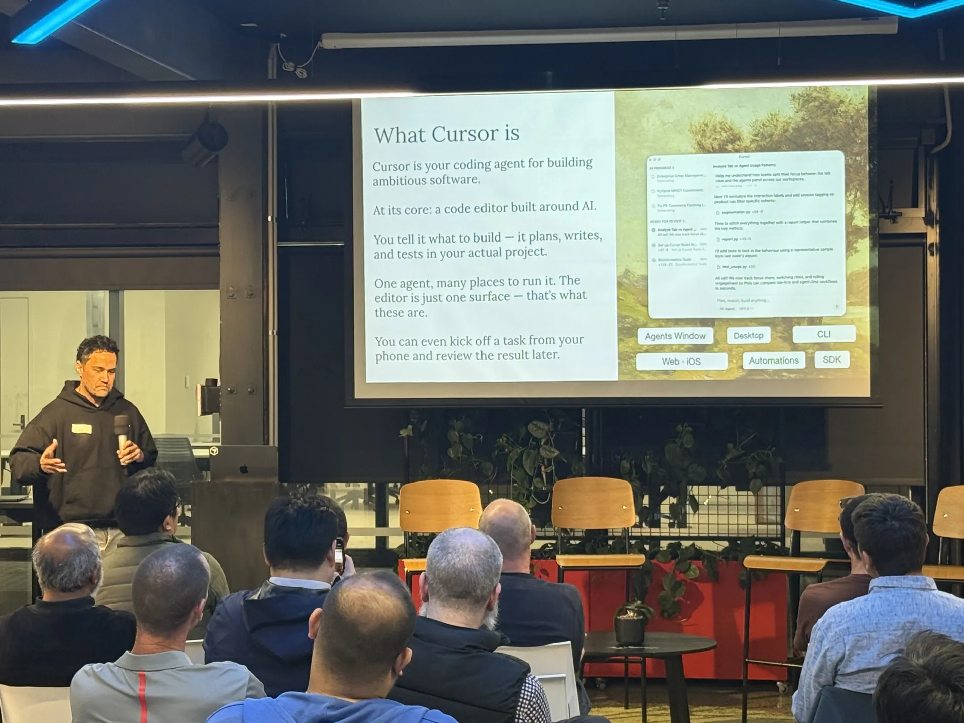 Audience at Cursor Meetup Auckland
