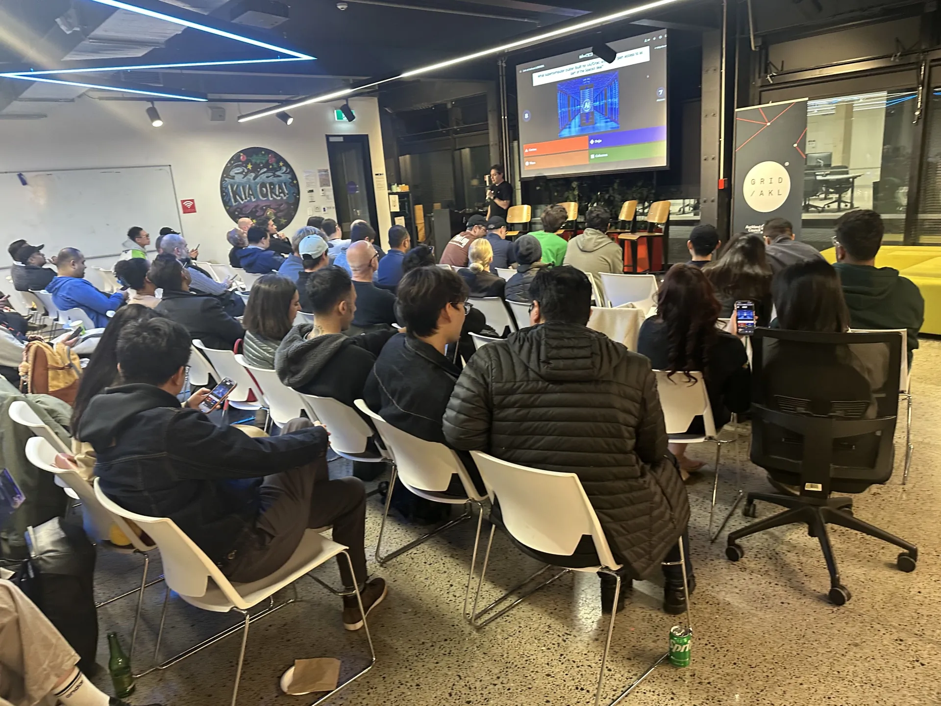 Crowd at Cursor Meetup Auckland