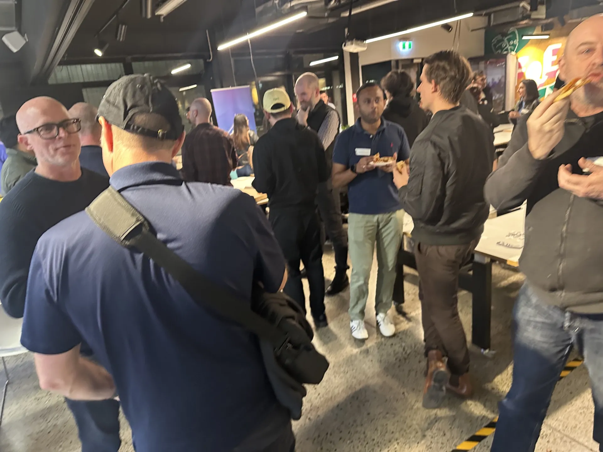 Networking at Cursor Meetup Auckland