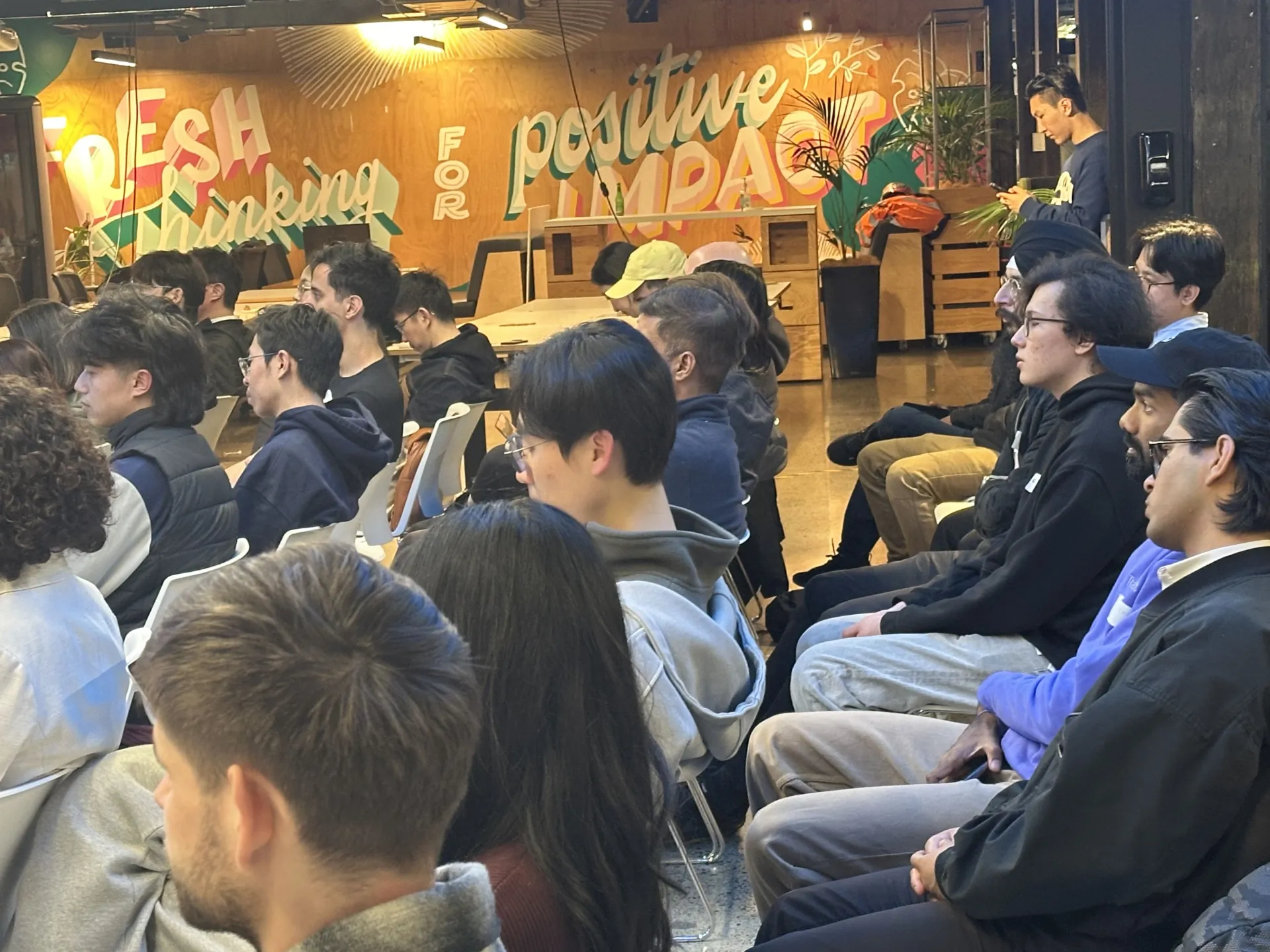 Attendees engaged at Cursor Meetup Auckland