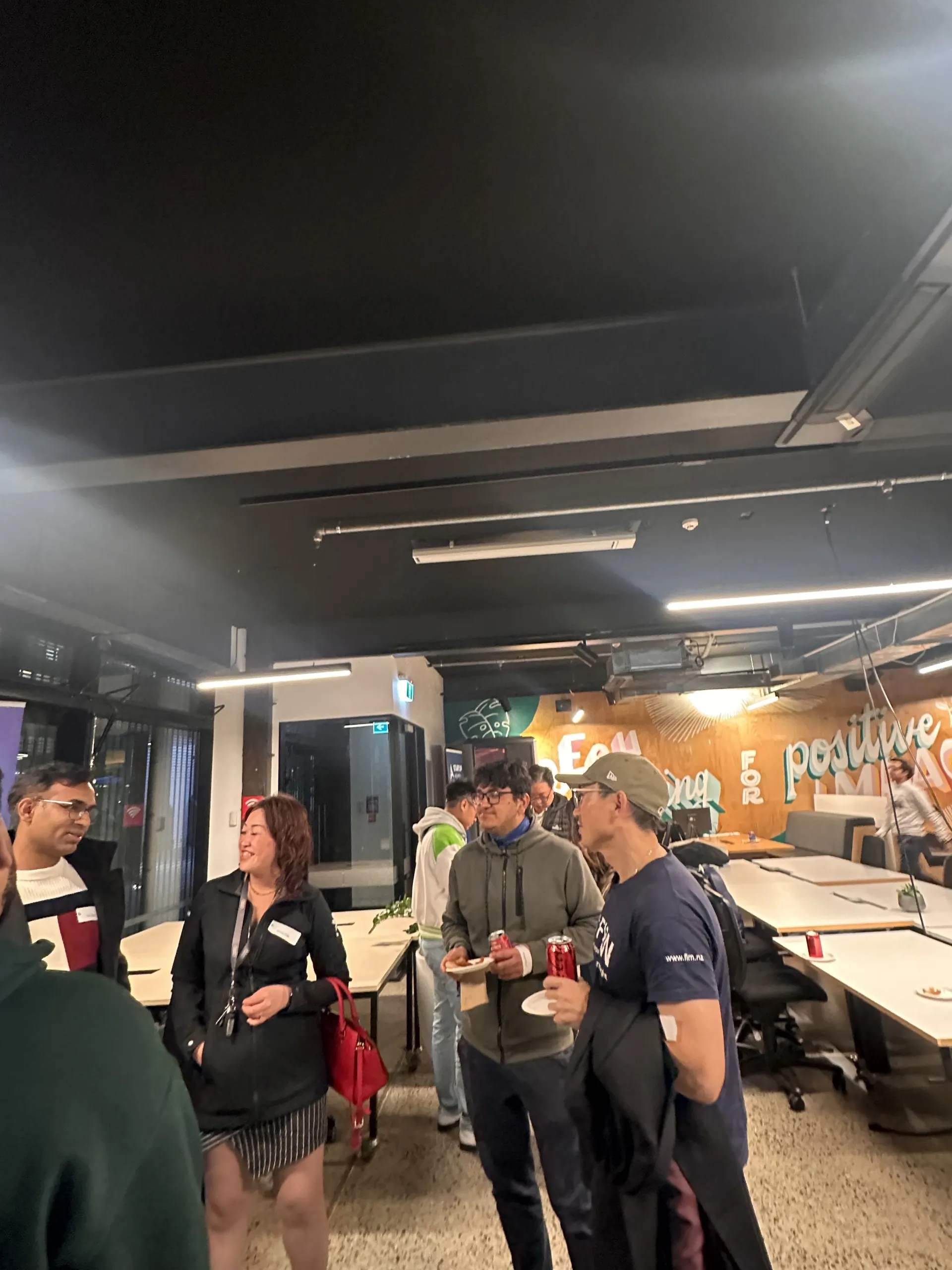 Social moment at Cursor Meetup Auckland