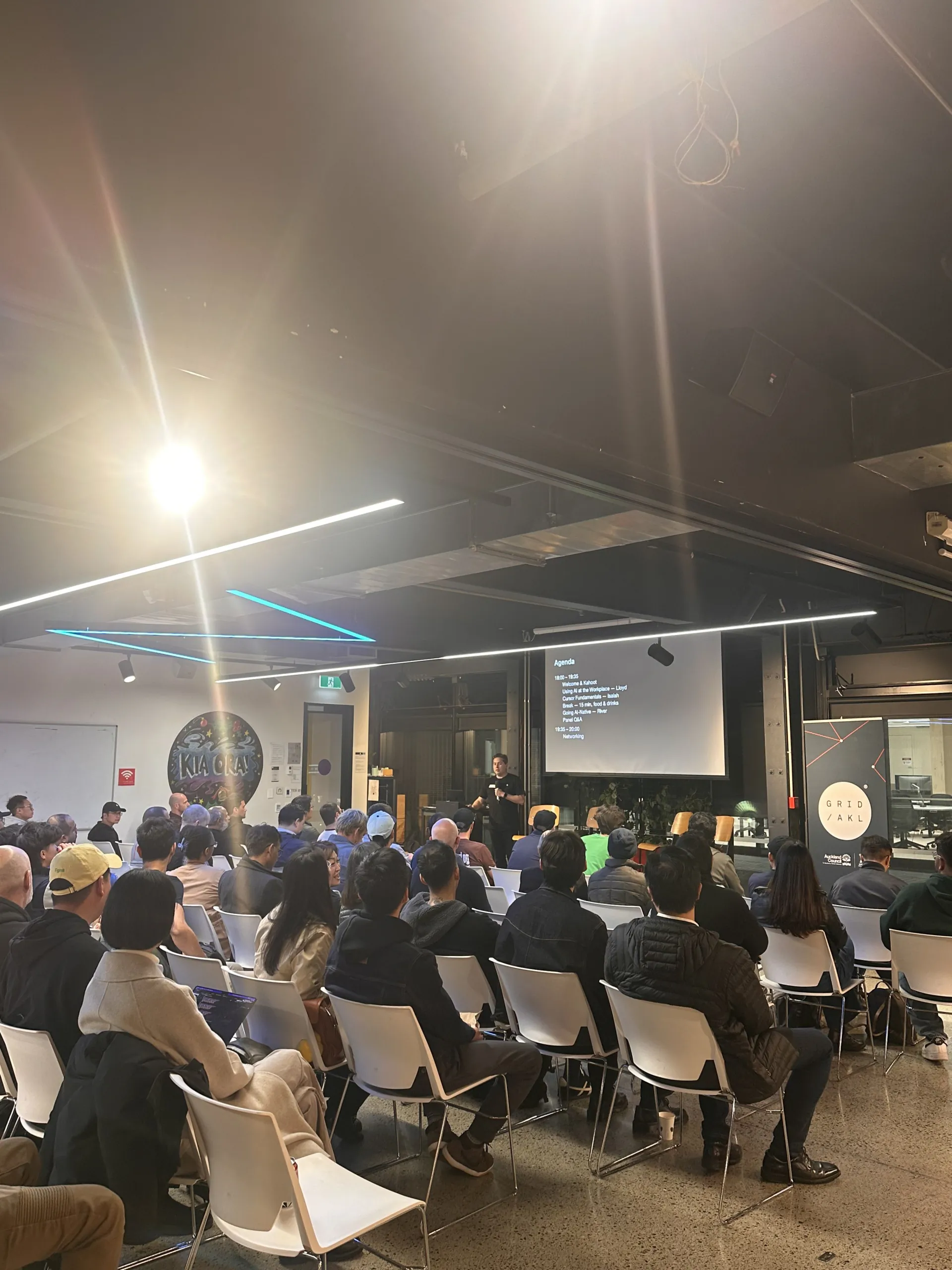 Audience at Cursor Meetup Auckland