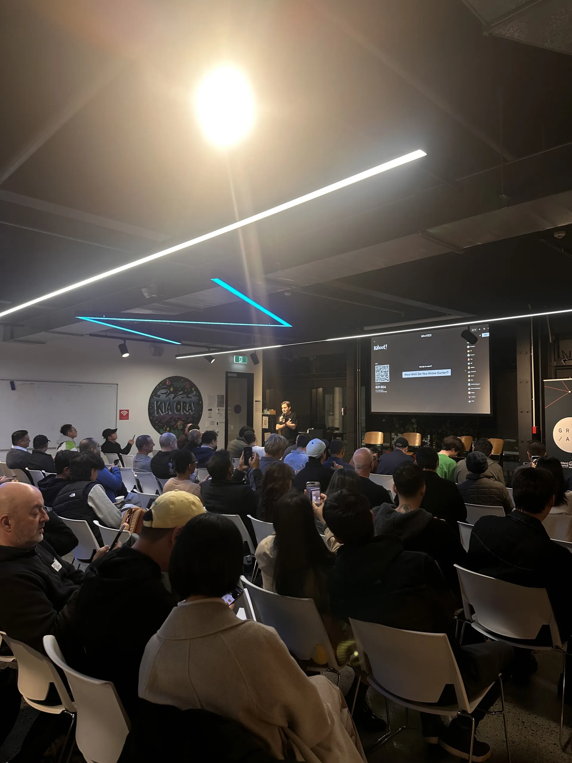 Attendees at Cursor Meetup Auckland