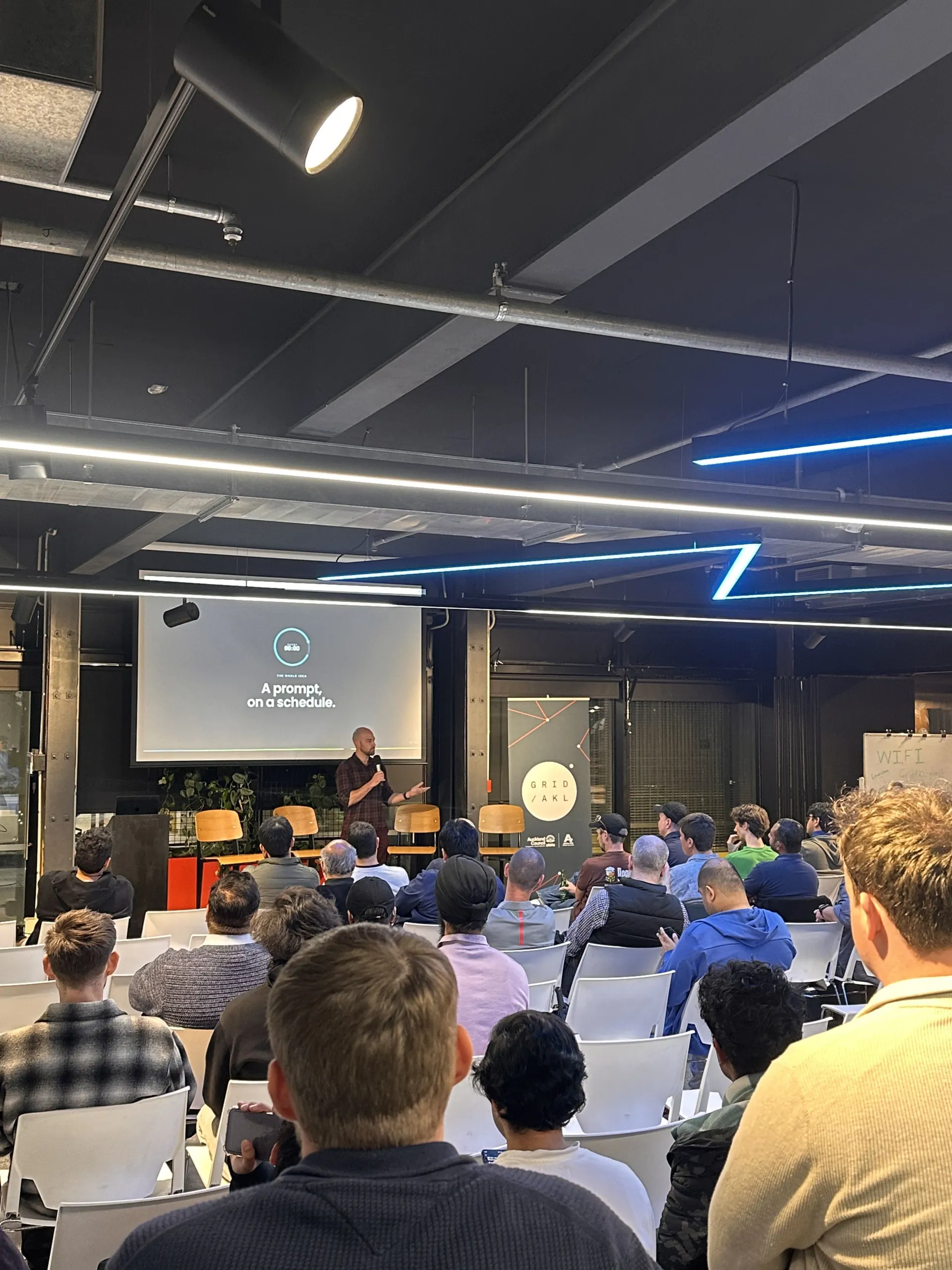 Closing moments at Cursor Meetup Auckland