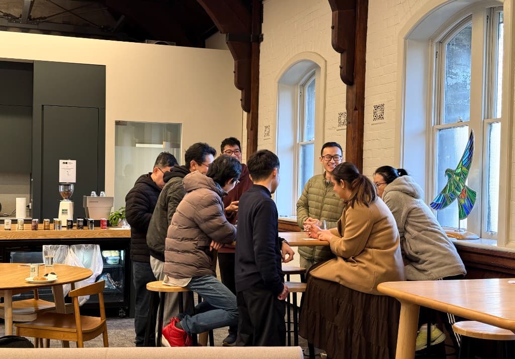Cursor Christchurch Meetup — attendees networking